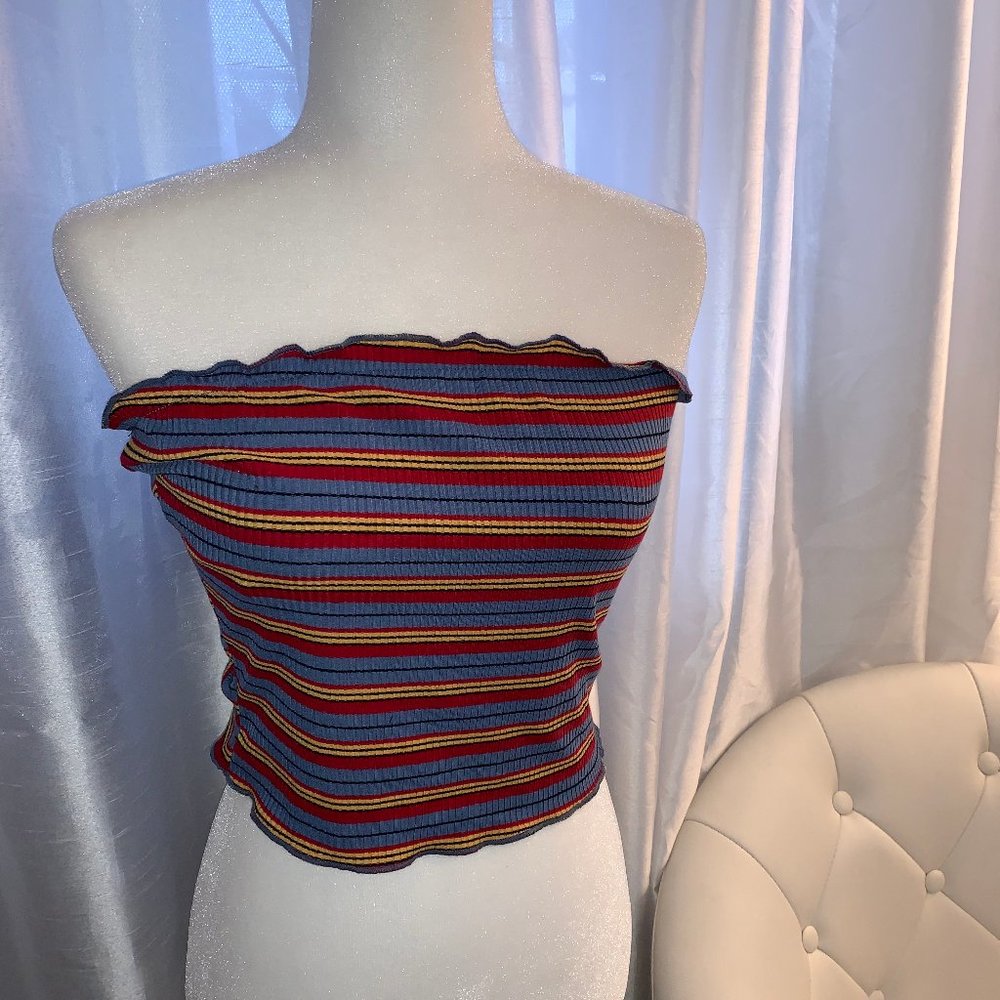 STRIPED CROP TOP